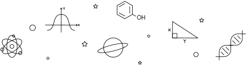 Imagen de fondo representando símbolos químicos