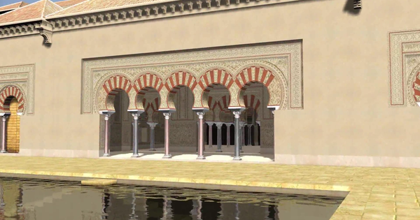 Imagen página 10: Recreación en 3D del Salón Rico de Madinat al-Zahra, Córdoba