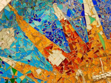 mosaico gaudí geometría