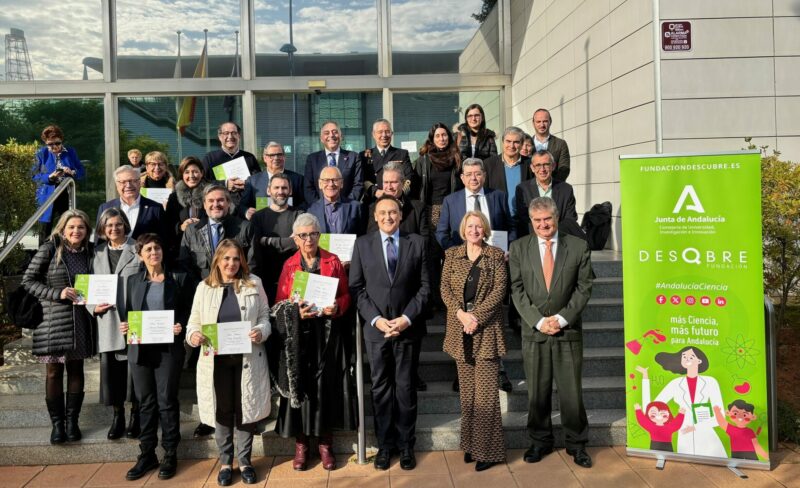 Colaboradores y colaboradoras extraordinarios de la Fundación Descubre premiados hoy.