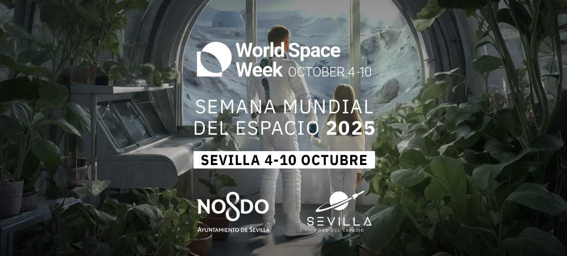 Imagen destacada para la Semana Mundial del Espacio (WSW'2025).