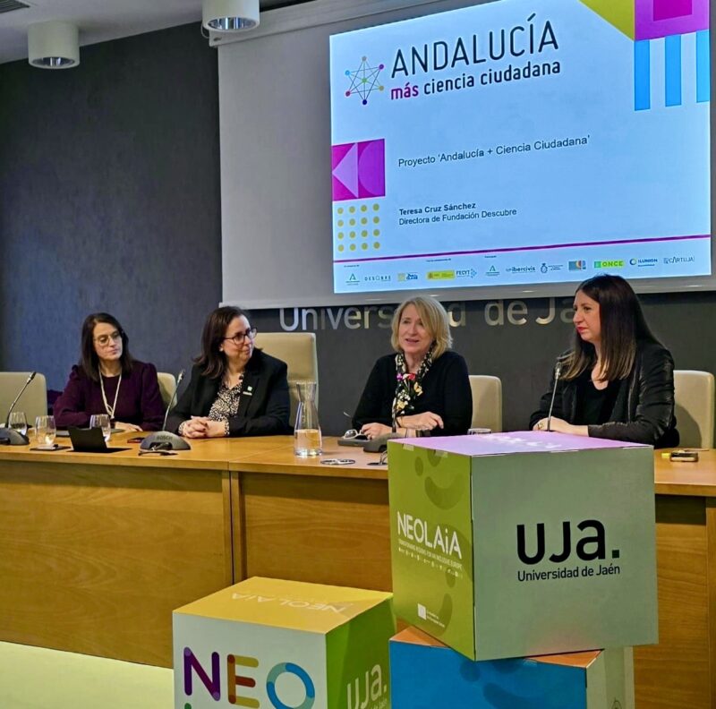 Las responsables de la Oficina de Ciencia Ciudadana han ofrecido el asesoramiento de la Oficina de ciencia ciudadana de Andalucía