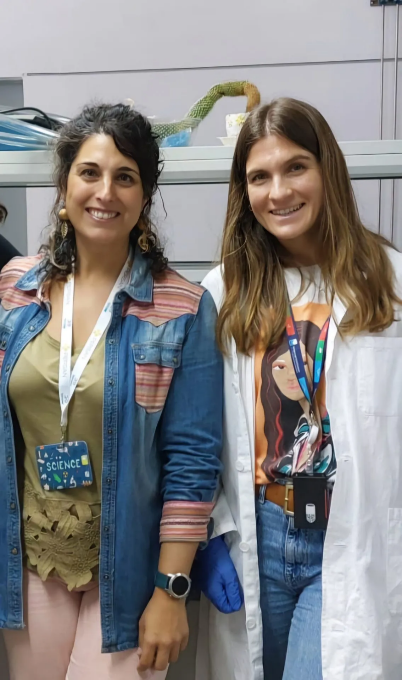 Celia Rodríguez Pérez y Marta Palma Morales, investigadores responsables del estudio. 