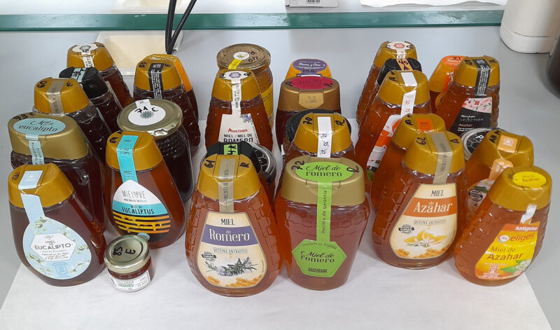 Muestras de mieles comerciales analizadas