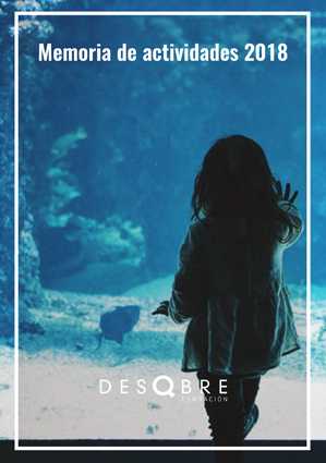 Portada Memoria de actividades 2018