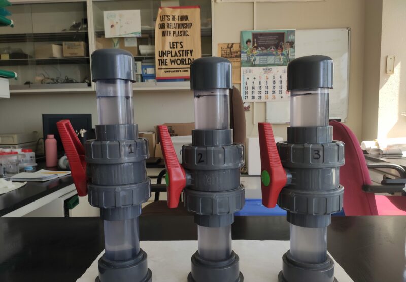 Columnas de sedimentación.