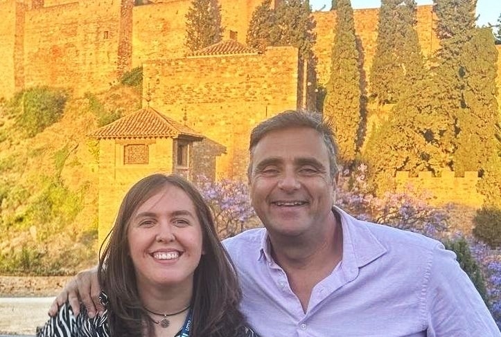 En la imagen, Marta Pacheco y Javier Calle, investigadores del grupo VaTS de la Universidad de Málaga y autores del estudio.