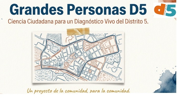 ‘Grandes Personas Distrito 5 Huelva: Ciencia ciudadana para un diagnóstico vivo del D5’ es uno de los ocho proyectos de la convocatoria de ayudas ‘Andalucía, mejor con ciencia’